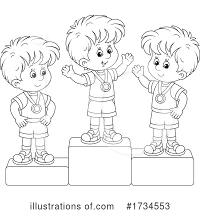 Royalty-Free (RF) Children Clipart Illustration by Alex Bannykh - Stock Sample #1734553