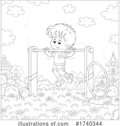 Royalty-Free (RF) Children Clipart Illustration by Alex Bannykh - Stock Sample #1740344