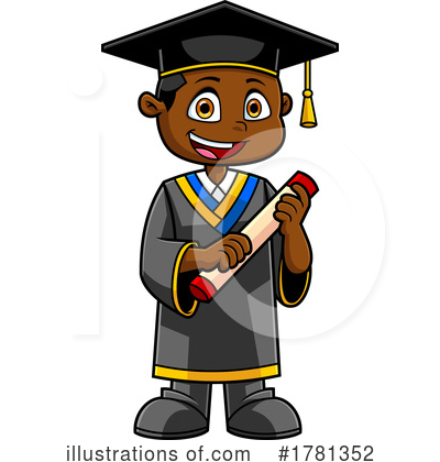 Graduation Clipart #1781352 by Hit Toon