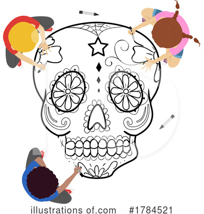 Skulls Clipart #1784521 by BNP Design Studio