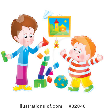 Royalty-Free (RF) Children Clipart Illustration by Alex Bannykh - Stock Sample #32840