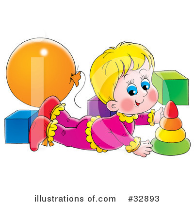 Royalty-Free (RF) Children Clipart Illustration by Alex Bannykh - Stock Sample #32893