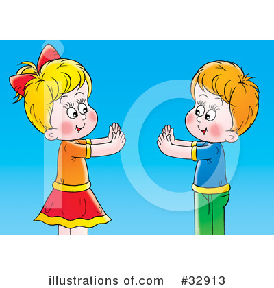 Royalty-Free (RF) Children Clipart Illustration by Alex Bannykh - Stock Sample #32913