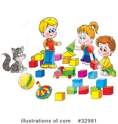 Royalty-Free (RF) Children Clipart Illustration by Alex Bannykh - Stock Sample #32981