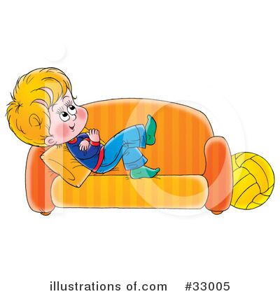 Couch Clipart #33005 by Alex Bannykh