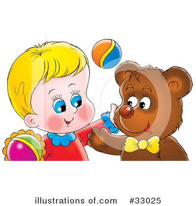 Royalty-Free (RF) Children Clipart Illustration by Alex Bannykh - Stock Sample #33025