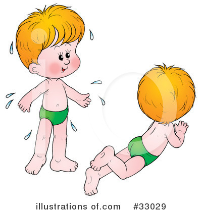 Swimming Clipart #33029 by Alex Bannykh