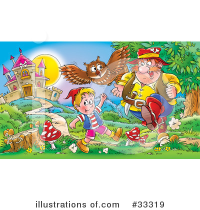 Royalty-Free (RF) Children Clipart Illustration by Alex Bannykh - Stock Sample #33319