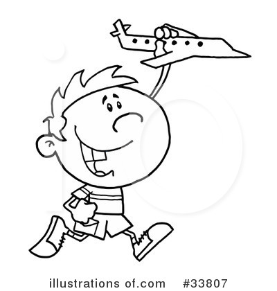 Royalty-Free (RF) Children Clipart Illustration by Hit Toon - Stock Sample #33807