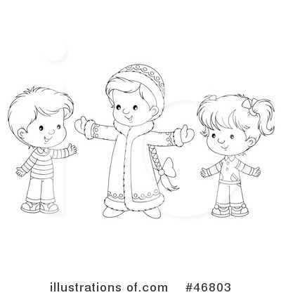 Royalty-Free (RF) Children Clipart Illustration by Alex Bannykh - Stock Sample #46803