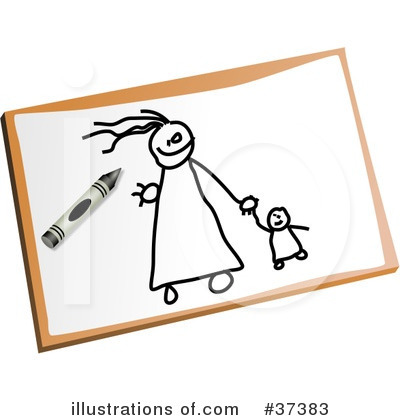 Royalty-Free (RF) Childs Drawing Clipart Illustration by Prawny - Stock Sample #37383