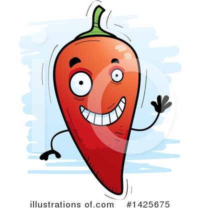Chile Pepper Clipart #1425675 by Cory Thoman