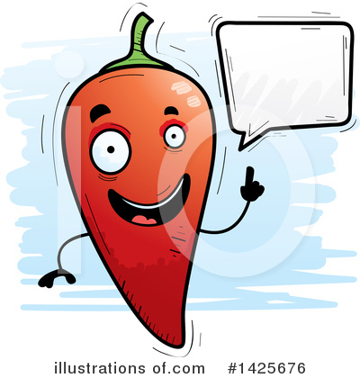Chile Pepper Clipart #1425676 by Cory Thoman