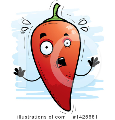 Chile Pepper Clipart #1425681 by Cory Thoman