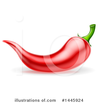 Chili Pepper Clipart #1445924 by AtStockIllustration