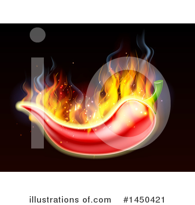 Flames Clipart #1450421 by AtStockIllustration
