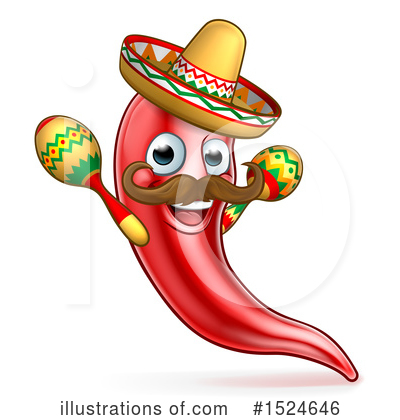 Royalty-Free (RF) Chile Pepper Clipart Illustration by AtStockIllustration - Stock Sample #1524646