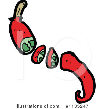 Royalty-Free (RF) Chili Clipart Illustration by lineartestpilot - Stock Sample #1185247