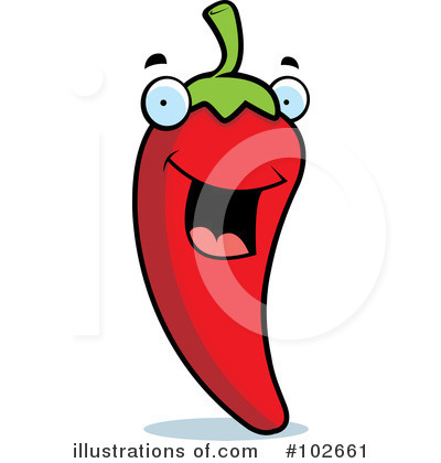 Royalty-Free (RF) Chili Pepper Clipart Illustration by Cory Thoman - Stock Sample #102661