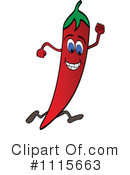 Chili Pepper Clipart #1115663 by Andrei Marincas