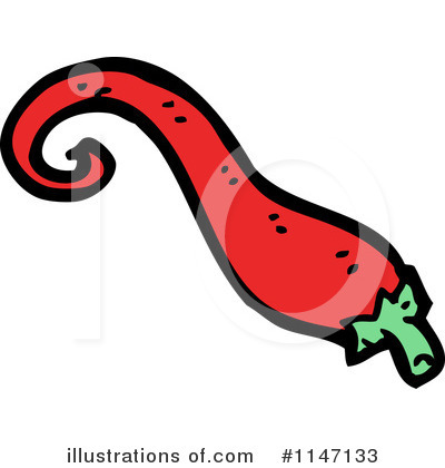 Royalty-Free (RF) Chili Pepper Clipart Illustration by lineartestpilot - Stock Sample #1147133