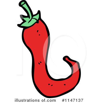 Royalty-Free (RF) Chili Pepper Clipart Illustration by lineartestpilot - Stock Sample #1147137