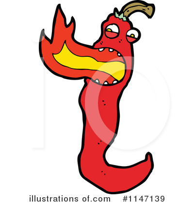 Royalty-Free (RF) Chili Pepper Clipart Illustration by lineartestpilot - Stock Sample #1147139