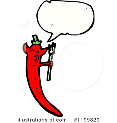Royalty-Free (RF) Chili Pepper Clipart Illustration by lineartestpilot - Stock Sample #1199829