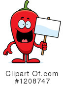 Chili Pepper Clipart #1208747 by Cory Thoman