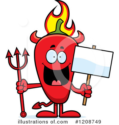 Royalty-Free (RF) Chili Pepper Clipart Illustration by Cory Thoman - Stock Sample #1208749