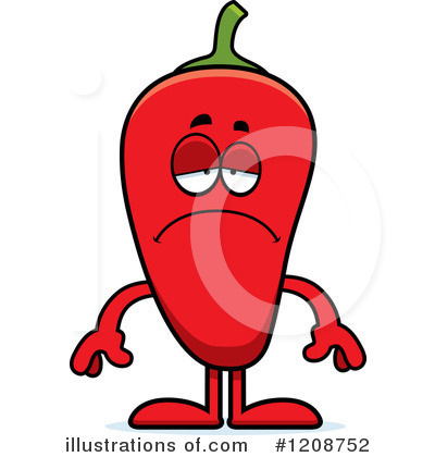 Royalty-Free (RF) Chili Pepper Clipart Illustration by Cory Thoman - Stock Sample #1208752