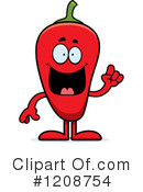Chili Pepper Clipart #1208754 by Cory Thoman
