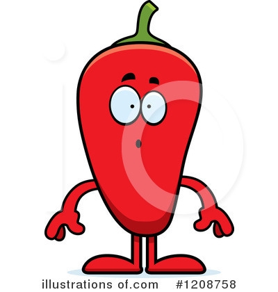 Royalty-Free (RF) Chili Pepper Clipart Illustration by Cory Thoman - Stock Sample #1208758