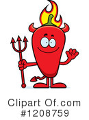 Chili Pepper Clipart #1208759 by Cory Thoman