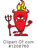Chili Pepper Clipart #1208760 by Cory Thoman