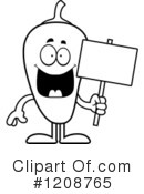 Chili Pepper Clipart #1208765 by Cory Thoman