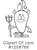 Chili Pepper Clipart #1208766 by Cory Thoman