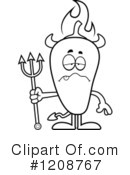 Chili Pepper Clipart #1208767 by Cory Thoman