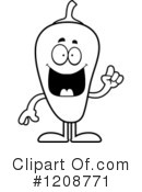 Chili Pepper Clipart #1208771 by Cory Thoman