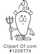 Chili Pepper Clipart #1208774 by Cory Thoman