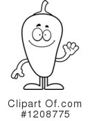 Chili Pepper Clipart #1208775 by Cory Thoman