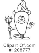 Chili Pepper Clipart #1208777 by Cory Thoman