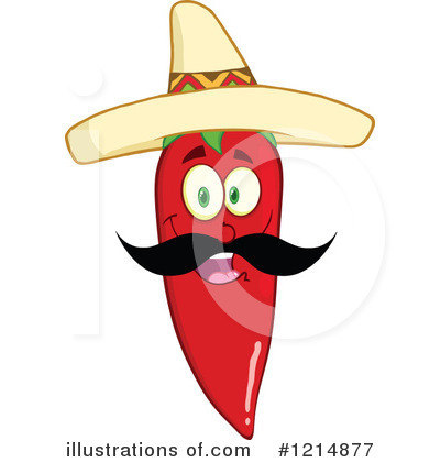 Royalty-Free (RF) Chili Pepper Clipart Illustration by Hit Toon - Stock Sample #1214877