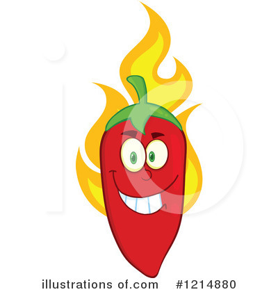Royalty-Free (RF) Chili Pepper Clipart Illustration by Hit Toon - Stock Sample #1214880