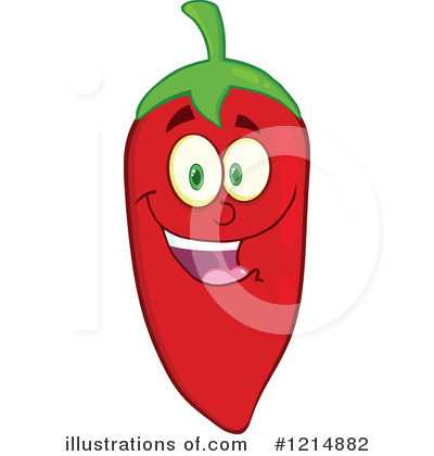 Royalty-Free (RF) Chili Pepper Clipart Illustration by Hit Toon - Stock Sample #1214882