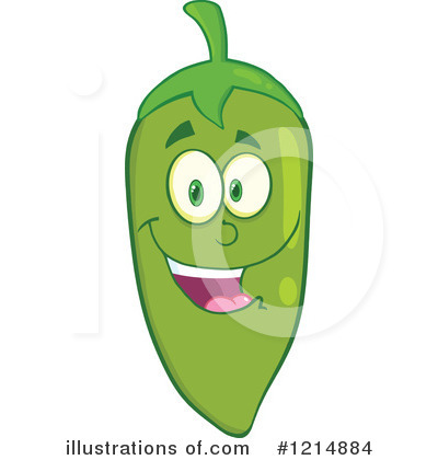 Royalty-Free (RF) Chili Pepper Clipart Illustration by Hit Toon - Stock Sample #1214884