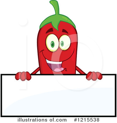Royalty-Free (RF) Chili Pepper Clipart Illustration by Hit Toon - Stock Sample #1215538