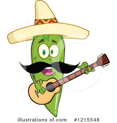 Royalty-Free (RF) Chili Pepper Clipart Illustration by Hit Toon - Stock Sample #1215548