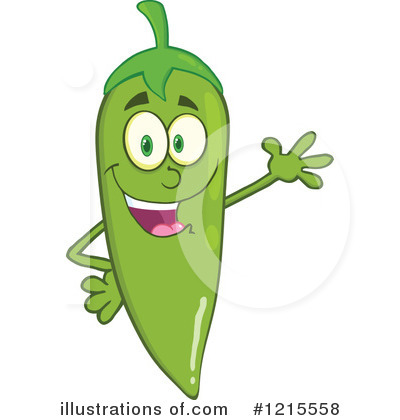 Royalty-Free (RF) Chili Pepper Clipart Illustration by Hit Toon - Stock Sample #1215558