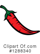 Chili Pepper Clipart #1288340 by Vector Tradition SM